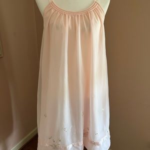 Vintage Eyeful Pink Nightgown Petite